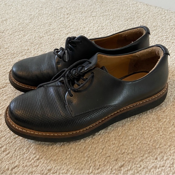 Clarks Artisan Glick Darby Shoe Black Size 5 - Picture 3 of 6